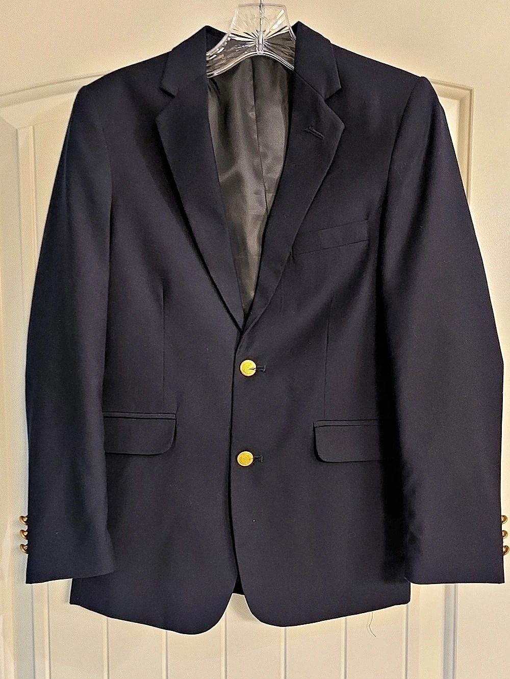 Boys Chaps Navy Blazer